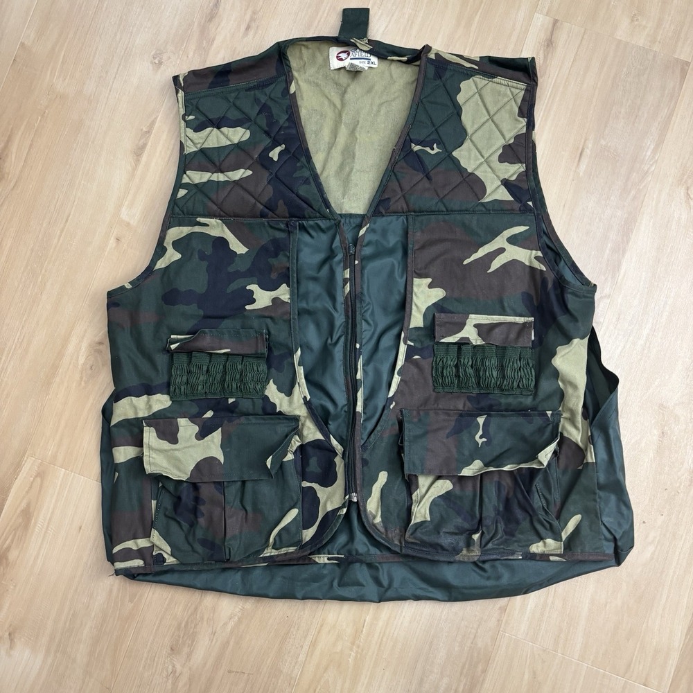 Vintage Sports Afield Camp Hunting Vest 2XL‎ Ammo Pouches
